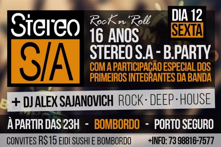 Cartaz   Bombordo - Av. 22 de abril, 151 - ao lado do trevo do Cabral, Sexta-feira 12 de Maio de 2017