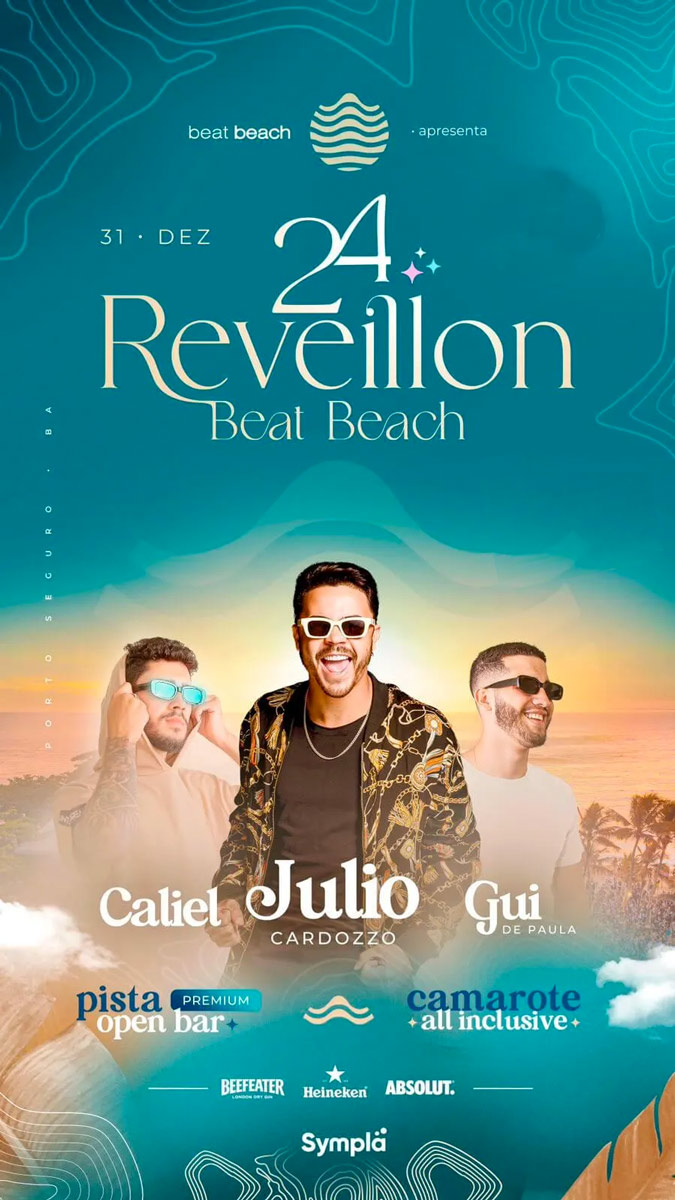 Cartaz   Beat Beach - Av. Beira Mar, 5585 - Praia de Taperapu, Domingo 31 de Dezembro de 2023