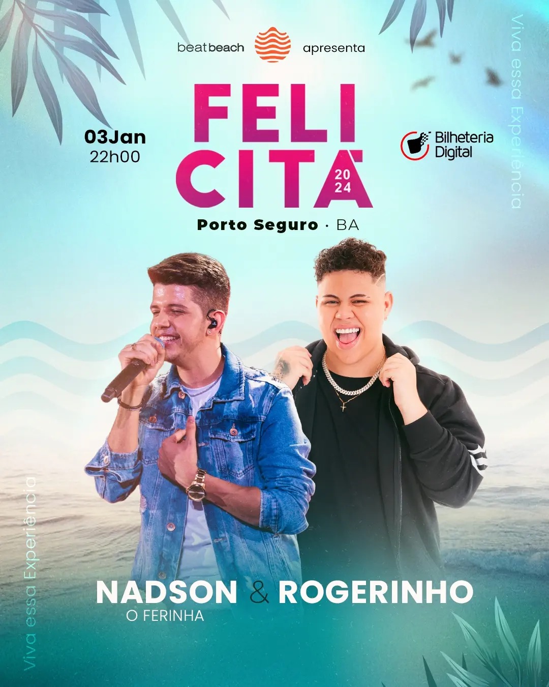 Cartaz   Beat Beach - Av. Beira Mar, 5585 - Praia de Taperapu, Quarta-feira 3 de Janeiro de 2024