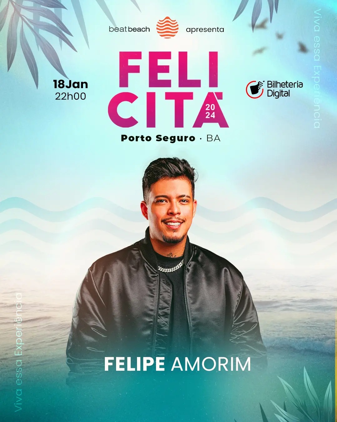 Cartaz   Beat Beach - Av. Beira Mar, 5585 - Praia de Taperapu, Quinta-feira 18 de Janeiro de 2024