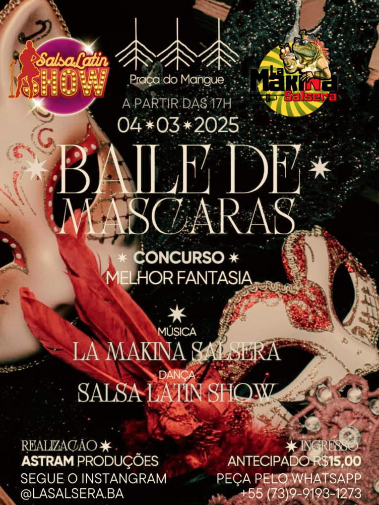 Cartaz   Praa do Mangue - Estrada da Balsa, 1340, Terça-feira 4 de Março de 2025