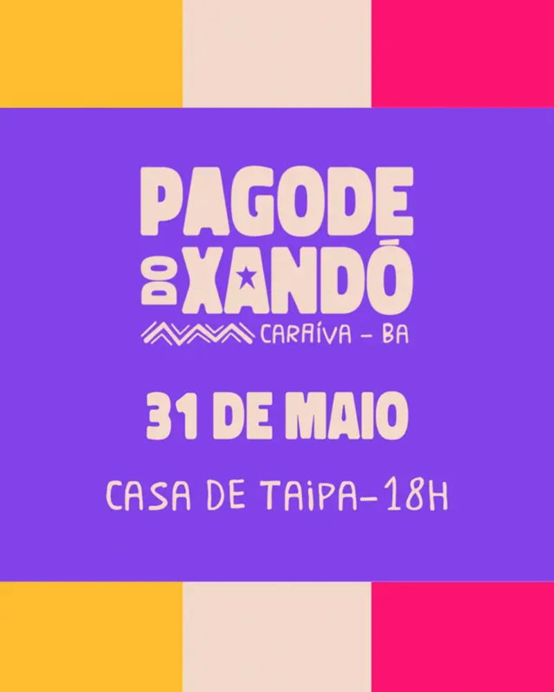 Cartaz   Casa de Taipa - Em frente a Cia da Praia, Sábado 31 de Maio de 2025