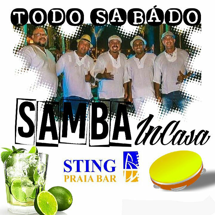 Cartaz  - Sting Praia Bar - Estrada da Balsa, 1937 - Praia de Araape, Sábado 10 de Fevereiro de 2018