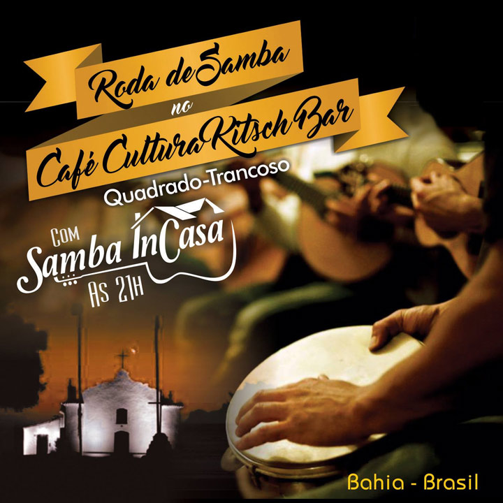 Cartaz  - Caf Cultura Kitsch Bar - Quadrado, Segunda-feira 12 de Fevereiro de 2018
