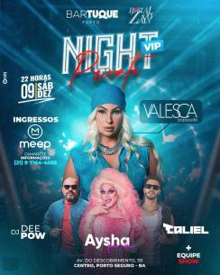 panfleto Private Night VIP - Valesca Popozuda
