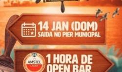 panfleto Sunset a Bordo - Festa em alto mar