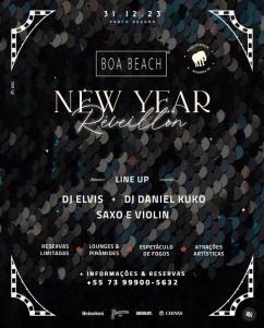 panfleto Rveillon Boa Beach 2024