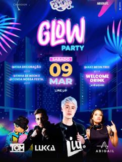 panfleto Glow Party