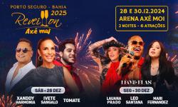 panfleto Rveillon Ax Moi 2025 - Ivete Sangalo, Xanddy Harmonia, Tomate