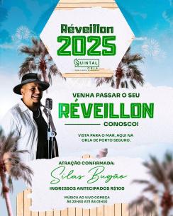 panfleto Rveillon Quintal Orla 2025