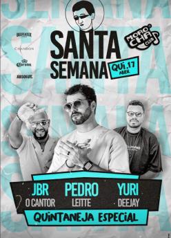 panfleto JBR + Pedro Leite + Dj Yuri Santos