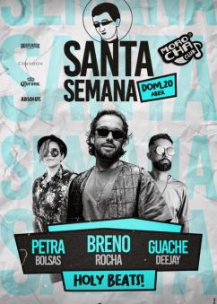 panfleto Petra Bouas + Rocha Breno + Dj Guache