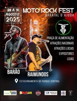 panfleto MotoRockFest Arraial d'Ajuda