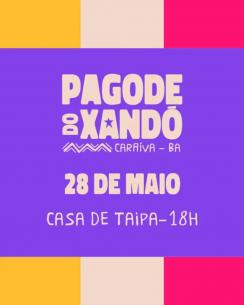 panfleto Pagode do Xand