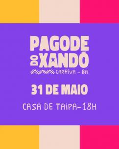 panfleto Pagode do Xand