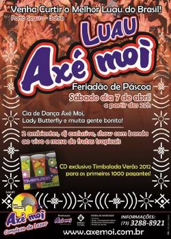 panfleto Luau de Pscoa