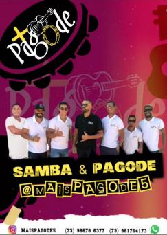 panfleto Mais Pagode + Dj MGerald