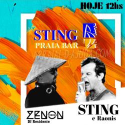 panfleto Sting & Os Raonis