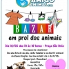 panfleto Bazar em prol dos animais de Arraial