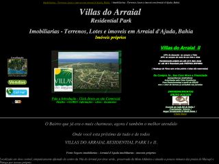 panfleto Imobilirias Villas do Arraial