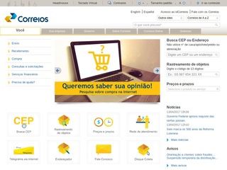 panfleto Correios