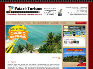 panfleto Pataxó Turismo