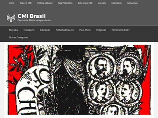 panfleto Centro de Mídia Independente - Brasil