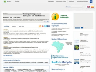 panfleto ANA - Agncia Nacional das guas